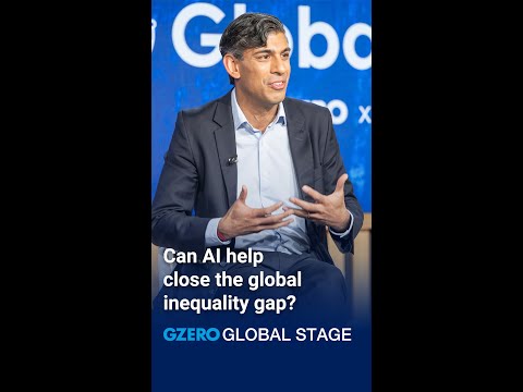 #RishiSunak Can #AI help close the global inequality gap? #GlobalStage #WEF26