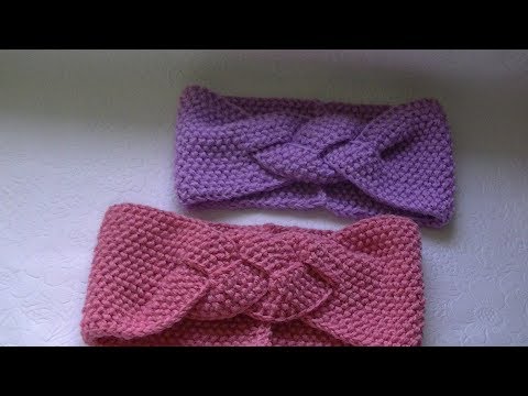 Вяжем повязку на голову