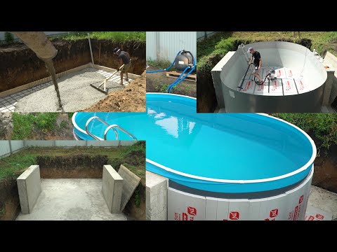 Заглубление Бассейна Без Ошибок - Вкапываемый. Как вкопать каркасный бассейн Лагуна своими руками