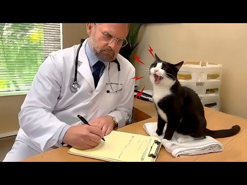 When a Cat Protests His Medical Bill 😂 Funny Cat Videos
