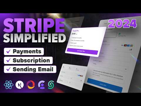 Ultimate Stripe Tutorial for Beginners in 5 HOURS - Subscriptions, Payments, Emails