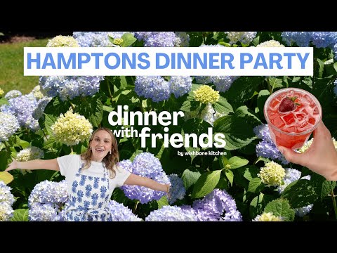 throwing a dinner party in the hamptons