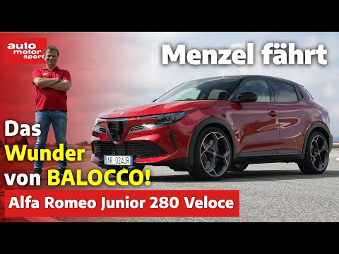 Menzel fährt Alfa Romeo Junior Elettrica 280 Veloce: Das Wunder von Balocco! | auto motor und sport