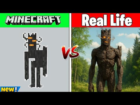 All Minecraft Survival Mobs vs Real Life | Minecraft Characters in Real Life!
