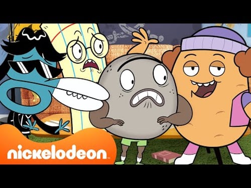 Rock Paper Scissors Greet The Strangest House Guests For 60 Minutes! 🥔 | @Nicktoons