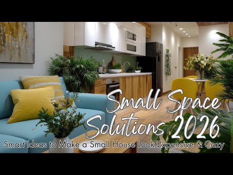 Small Space Solutions 2026 | Smart Ideas to Make a Small House Look Expensive & Cozy