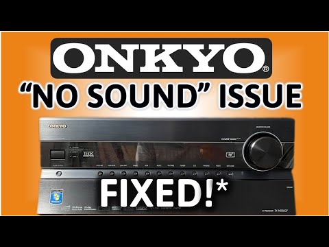 The ONKYO "no sound" DISASTER! What can be done?