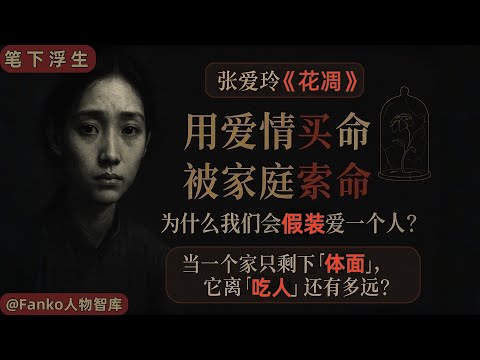 【萬字精讀】張愛玲《花凋》:當父母是巨嬰,愛情是避難所,她用一生警示你別再「假裝愛」(#張愛玲 #花凋 #原生家庭 #文學 #讀書 #女性力量 #人性 #Fanko #巨嬰父母 #愛情 #婚姻 )