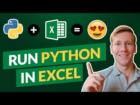 How to Run Python in an Open Excel Workbook (EASY) | Combine Excel & Python | xlwings Tutorial