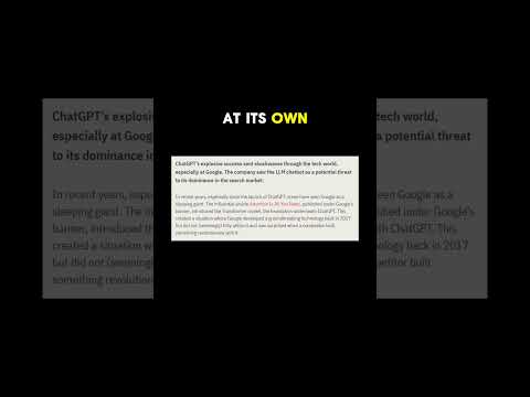 When ChatGPT Triggered Google’s AI “Code Red”