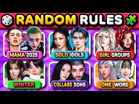 SAVE ONE KPOP SONG: Kpop Random Rule (6 Songs Challenge) | Kpop Quiz
