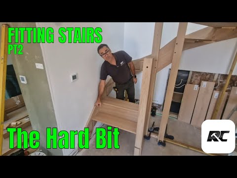 How to fit a staircase the hard bit