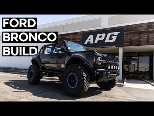 EPIC FORD BRONCO CUSTOM BUILD | Wildtrack on 40"s by APG Off Road