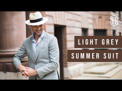 5 Light Grey Suit Combinations For Summer | What To Wear With Light Grey Suit