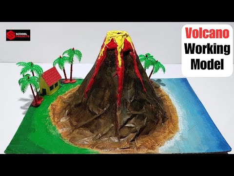 Volcano Working Model For School Project