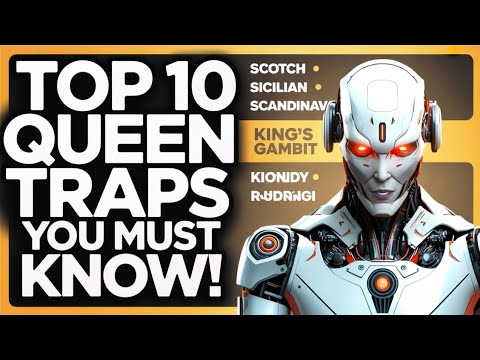 10 Chess Traps That Win Your Opponent’s Queen Instantly! | Genius Tricks for Both Side