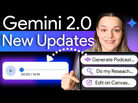 🚀 Google Gemini’s New Update Is INSANE (2025 Features 🤯) - Deep Research, Canvas, Audio Overview
