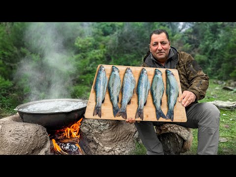 I Caught a Record Number of Fish in the Wild and Baked Them in the Oven!