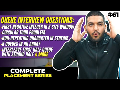 Lecture 61: Queue FAANG Interview Questions || Placement Series by Love Babbar