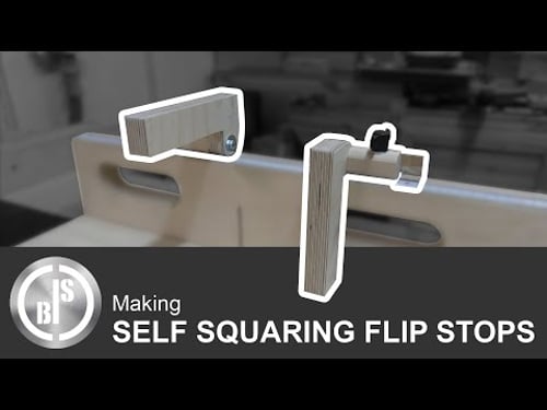 THE BEST UPGRADE | Making Self Squaring Flip Stops for my Small Sled