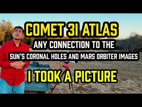 Comet 3I ATLAS — Any Connection to the Sun’s Coronal Holes & Mars Orbiter Images — I Took a PICTURE