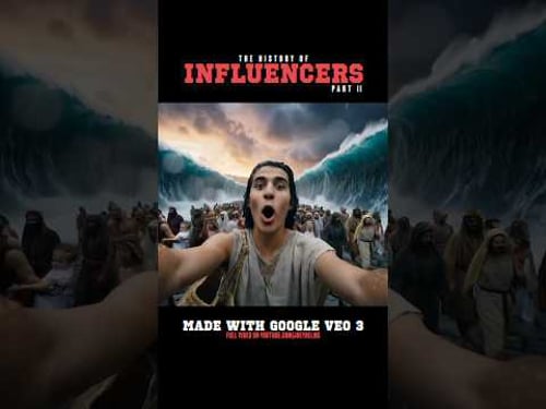 The Influencer History Continues! | VEO 3 demo | Part 2 #veo3 #googleveo3 #affirm #shorts #movie