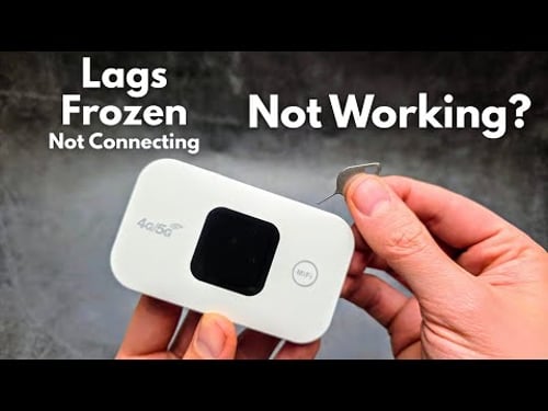 4G / 5G MiFi Portable WiFi Router - Stopped Working , Not Working Anymore , Not Connecting , Frozen?