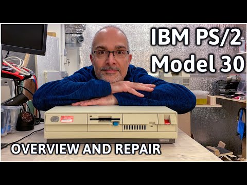IBM PS/2 Model 30 - Unbox and first look #doscember