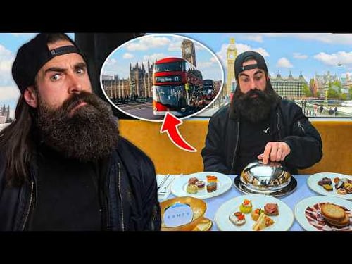 I ORDERED THE WHOLE MENU ON LONDON'S FINE DINING BUS TOUR!
