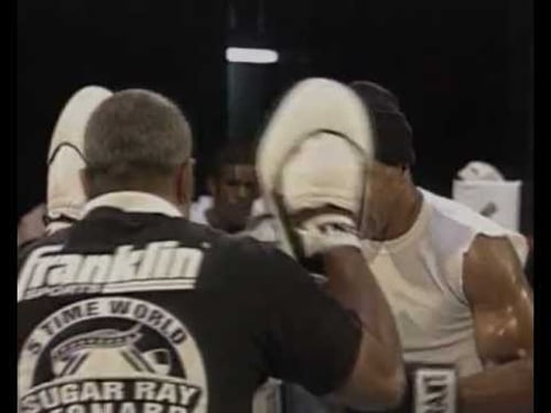 Sugar Ray Leonard training