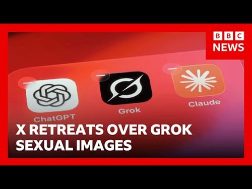 X to stop Grok AI from undressing images of real people after backlash | BBC News