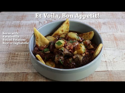 Coq Au Vin - Chicken Braised In Red Wine | Classic French Recipes