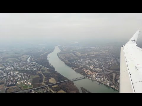 Landing in FRANKFURT 🇩🇪 | Lufthansa | CRJ 900
