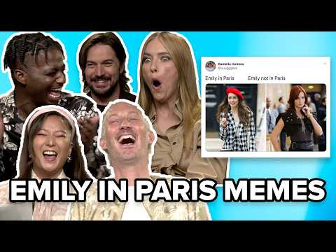 The Cast Of Emily In Paris React to Emily in Paris Memes | Meme, Myself and I