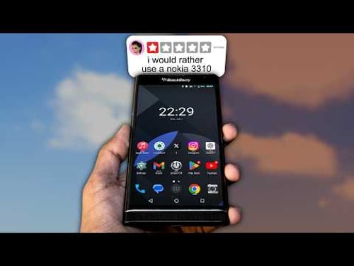 i tried living with the BlackBerry Priv in 2024