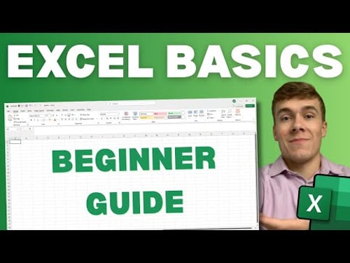 Excel Tutorial | Complete Beginner's Guide
