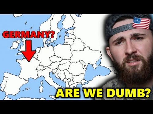 American Tries to Label a Map of Europe... *open the schools*