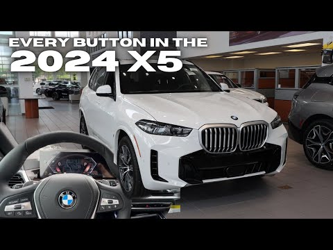 Pressing and Explaining Every Button in the New 2024 BMW X5! (New LCI and iDrive 8 Controls!)