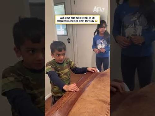 Ask your kids who to call in an emergency and see what they say 😂