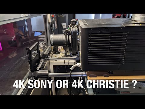 4K Christie Digital Cinema Projector Installation with Doremi ShowVault Server Part 1