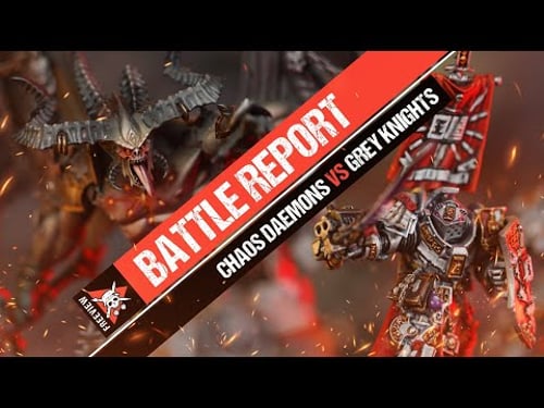 *10TH EDITION!!* Chaos Daemons vs Grey Knights | Warhammer 40k Battle Report