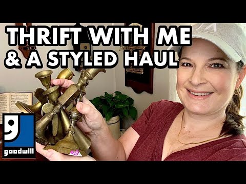 PRICES TOO GOOD TO PASS THRIFTING IN GOODWILL * COME THRIFT WITH ME & SEE MY STYLED THRIFT HAUL