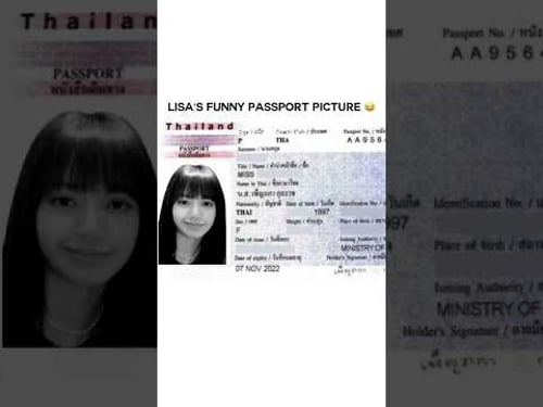imagine being the lisa manoban and your passport picture look like this π #lisa #blackpink