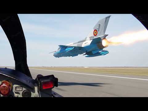 Pushing Soviet MiG-21 Engine to its Extreme Limits During Takeoff