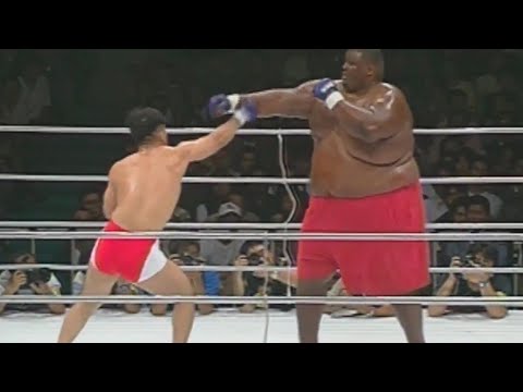 PRIDE 3: Yarbrough (600+lbs) vs Takase (169lbs)