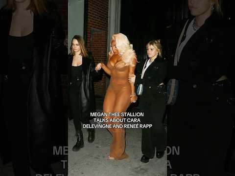 "My girls made sure I made it home safe.” #MeganTheeStallion #ReneeRapp #CaraDelevingne