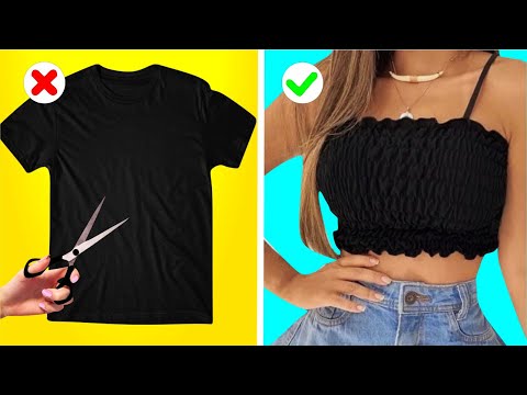 9 Brilliant Easy Ideas to Turn Old Clothes into New | Jeans, Dress, Shirt DIY