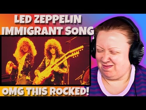 REACTING to Led Zeppelin's Immigrant Song for the FIRST TIME! (OMG!)