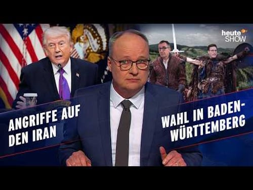 Trump: Planlos im Iran? | Teenies in der Armee | Baden-WΓΌrttemberg-Wahl | heute-show vom 06.03.2026