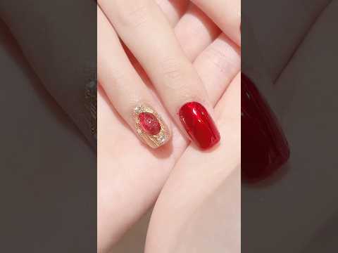 💅Ruby style | Premium Minimalist Nail Design✨#nails #nailart #naildesign #nailtutorial